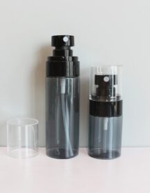 Empty Luxury Round Cosmetic Oil Skin Care Body Oil Face Serum Mist Spray Pump Bottle with Sprayer 30ml 60ml 80ml 100ml 120ml