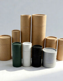 Customized Round Paper Packaging Cardboard Cylinder Tube Box Wholesale Kraft Paper Tube Bags and Gift Box Manufacturers A888