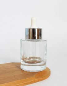 Empty Luxury Custom Cosmetic Glass Dropper Bottle for Essential Oil Hair Oil 15ml 30ml 50ml Thick Bottom