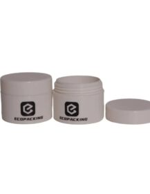 Biodegradable Jar Cosmetic Packaging 30g 50g 100g 150g Pla Cosmetic Makeup Cream Jar