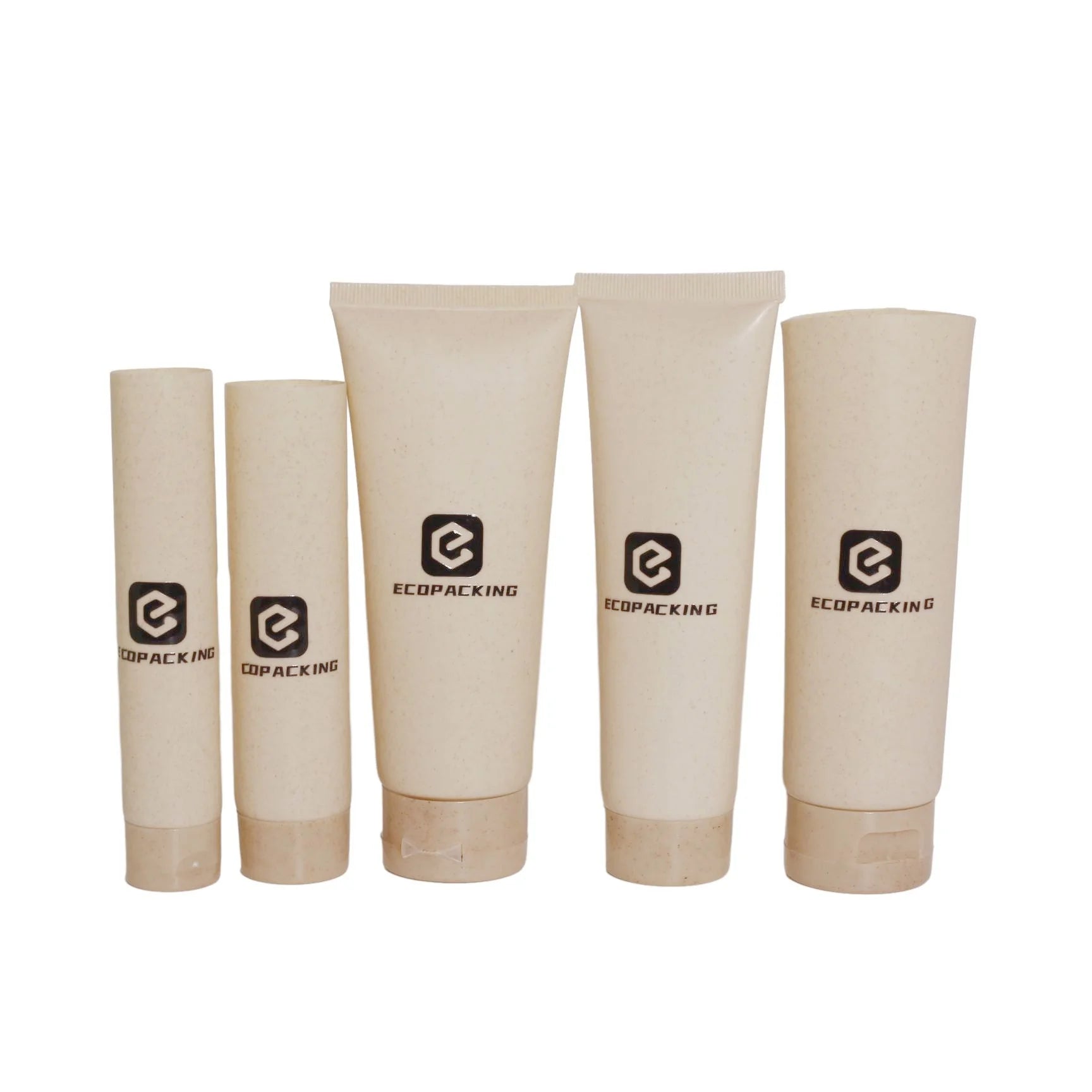 Wholesale Custom 10ml~300ml Sugarcane Wheat Straw Shampoo Natural Biodegradable Cosmetic Tubes for Hand Cream Lotion - 图片 2