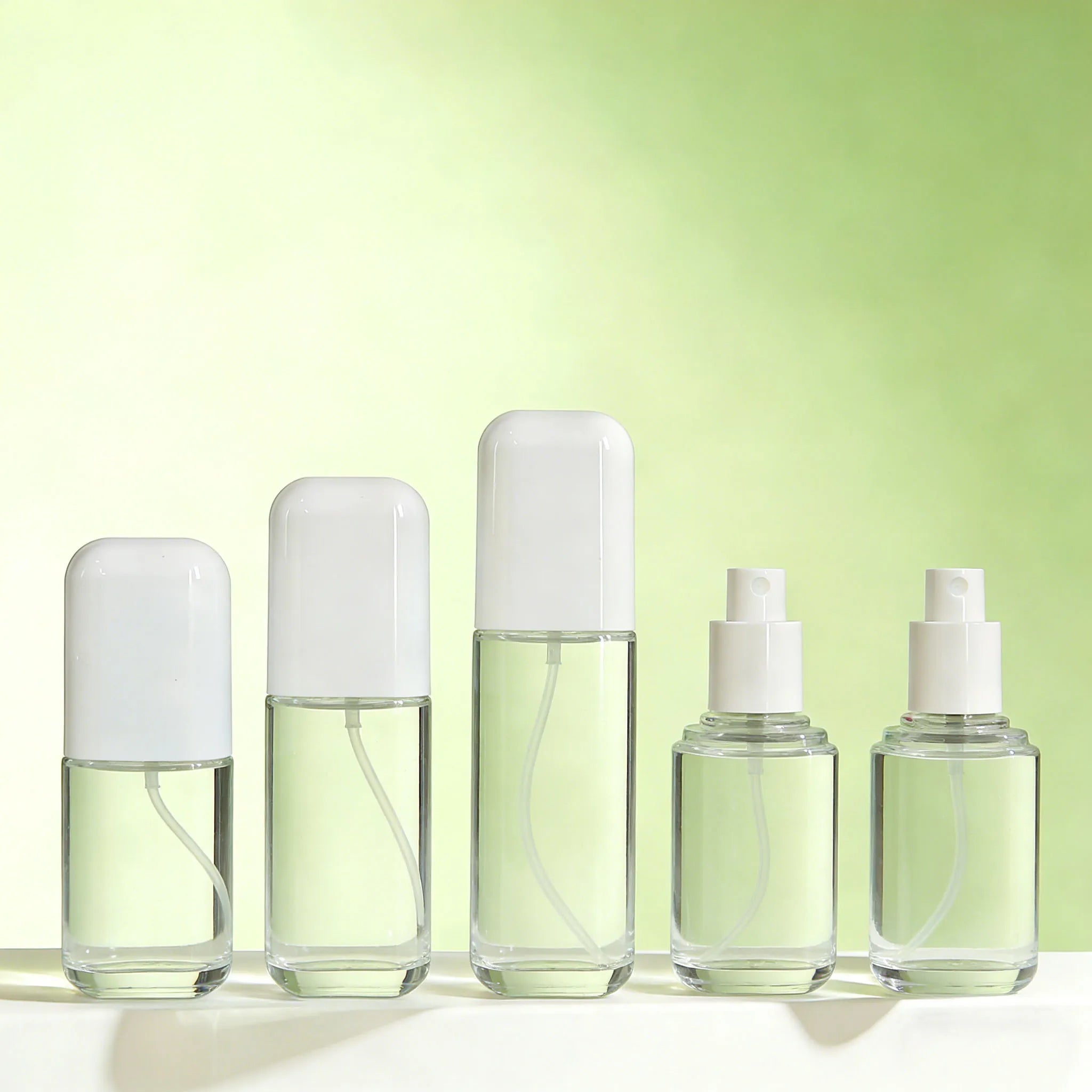 Refillable PET Empty Containers Square Lotion Pump Bottle Mist Spray Bottle Dropper Bottle Combo - 图片 5