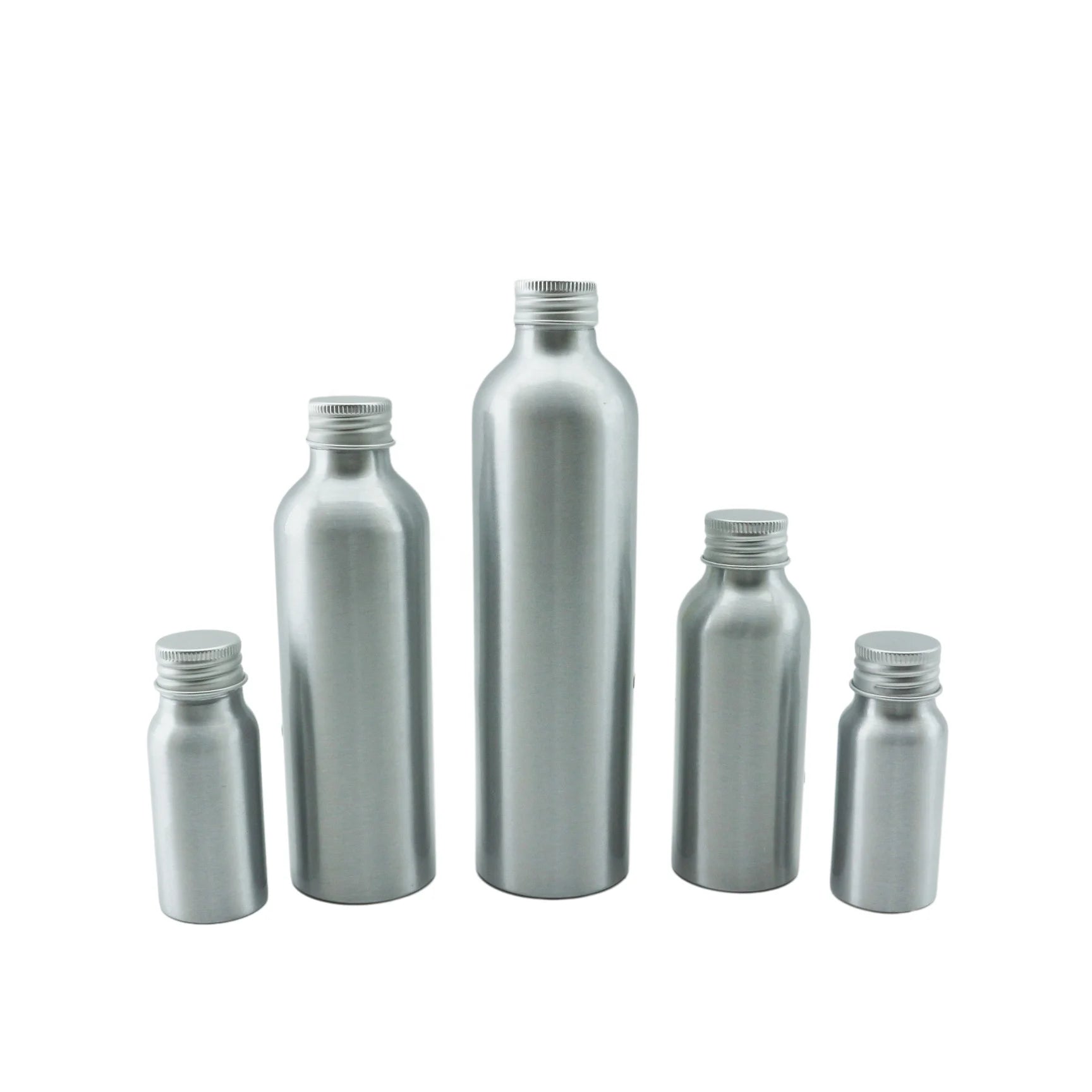 30ml 50ml 100ml 250ml 500ml Food Grade Custom OEM Water Drinking Beverage Aluminum Bottle for Juice Packaging