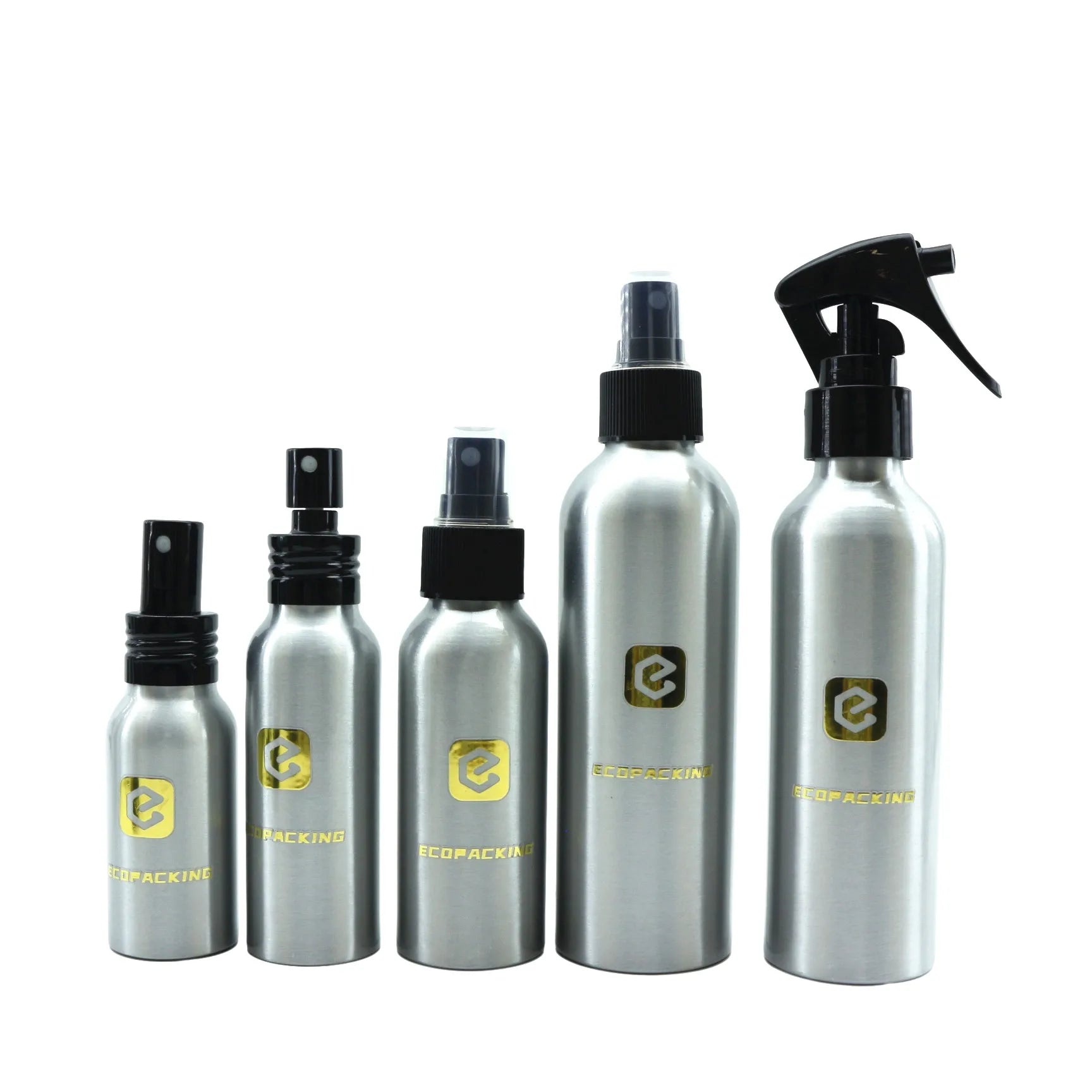 Wholesale Custom Aluminum Water Bottle Custom Spray Cosmetic Bottle Metal Bottle 50ml 100ml 150ml 200ml 300ml 500ml 1000ml - 图片 5