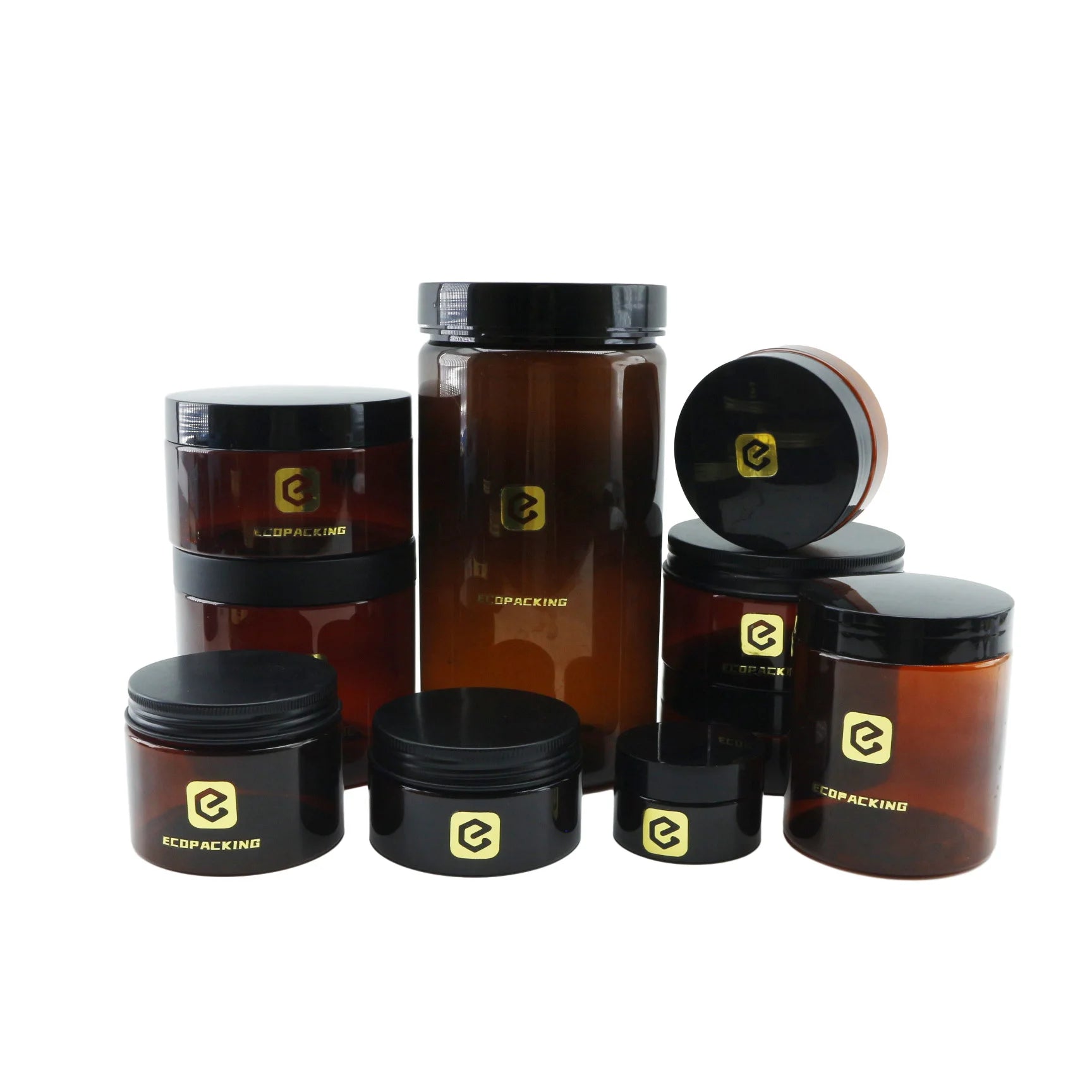 15g 20g 30g 50g 60g 80g 100g 120g 150g 200g 250g 300g 500g 1000g PET Plastic Jars with Lids M888 - 图片 8