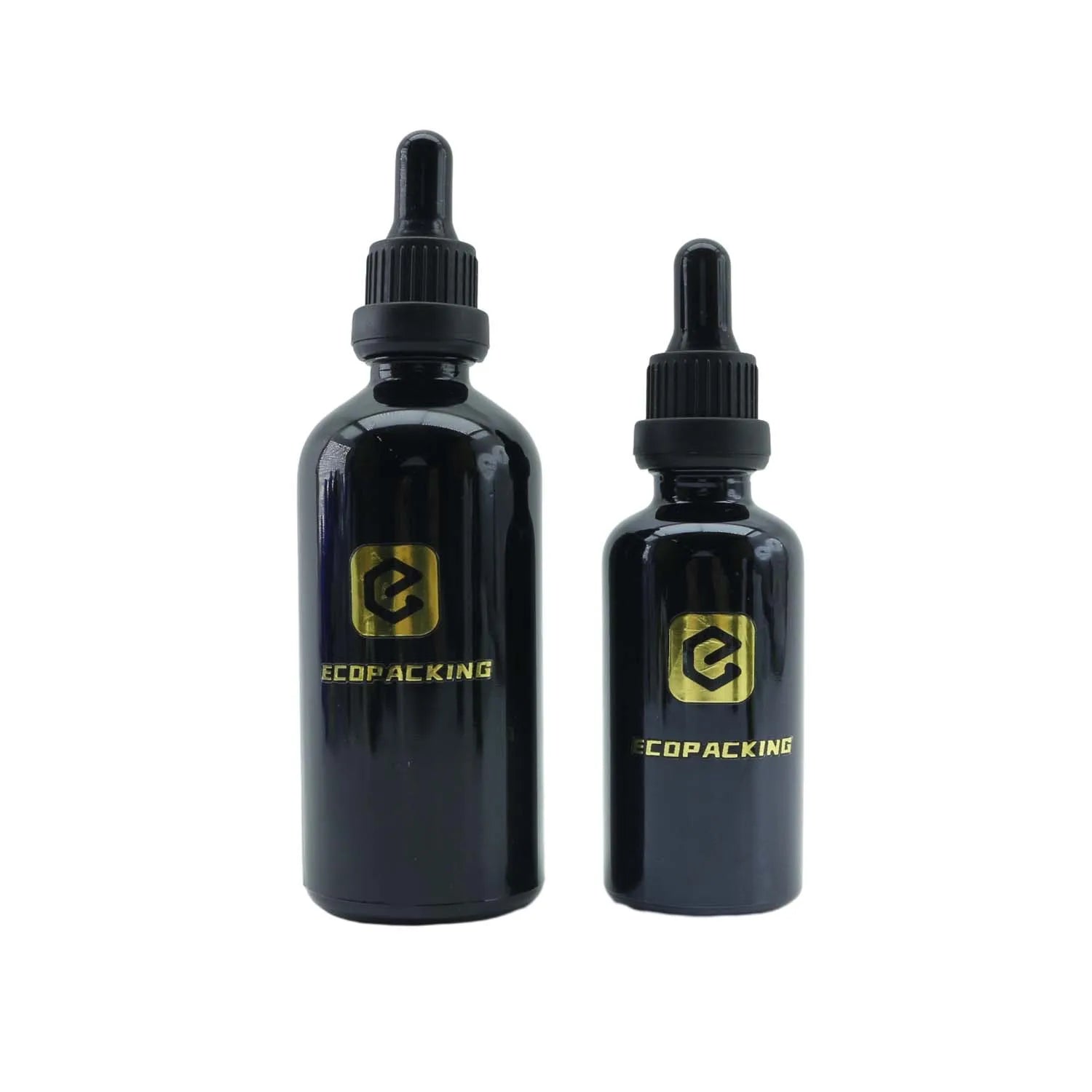 Wholesale Essential Oil Bottle Black Glass Dropper Bottle 5ml 10ml 15ml 20ml 30ml 50ml 100ml