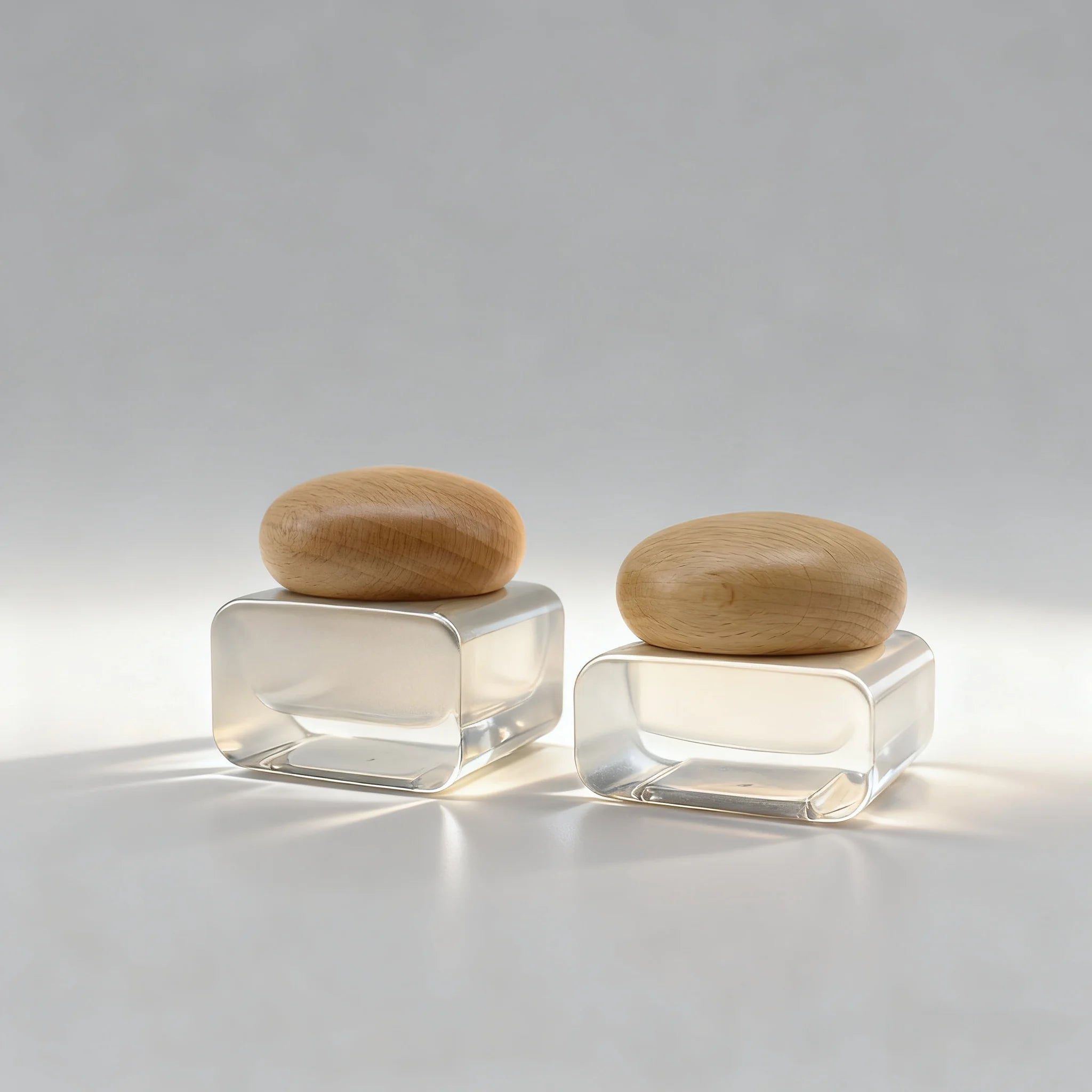 Wholesale Empty Square Cosmetic Glass Bottles and 30g 50g Jars Sets 30ml 50ml 100ml 120ml Skincare Bottles Packaging - 图片 6