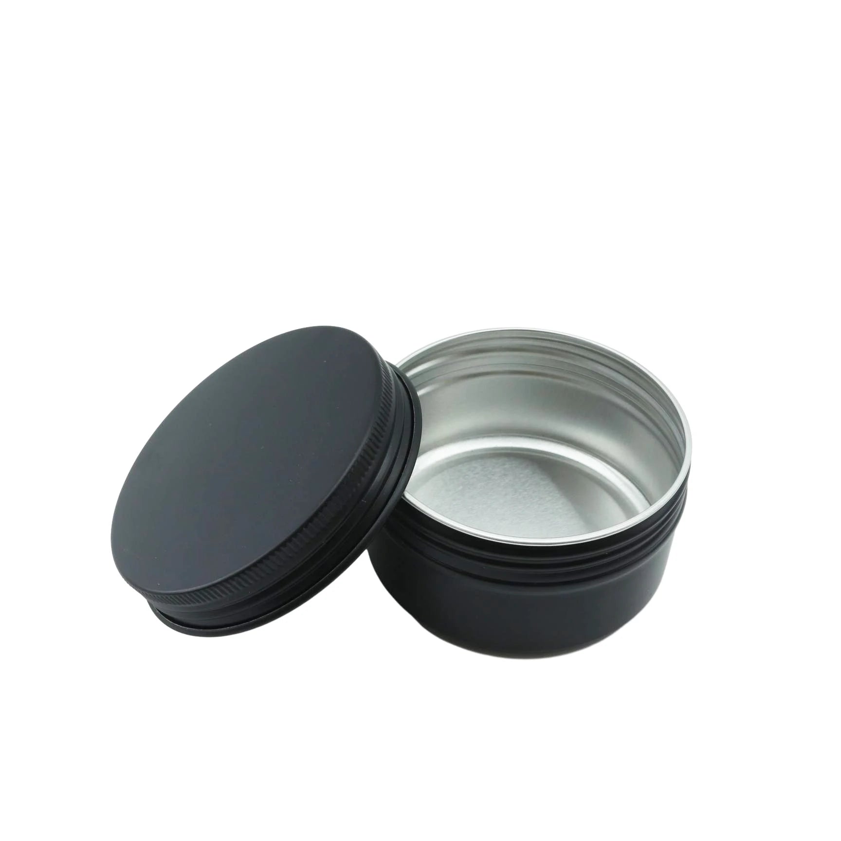 30g 30ml 1oz Matte Black Metal Aluminum Cream Tin Jar Food Grade for Cosmetic Use-for Skin Care Face Cream Lip Balm Hair Wax - 图片 5