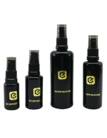 UV protection Black Dark Violet Glass Essential Oil Bottles Glass Fine Mist Spray Pump Bottle