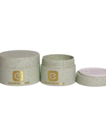 Empty Skin Care Jar 30g 50g Wheat Straw Plastic Cream Container Cosmetic Jar Set