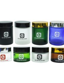 5g 10g 15g 20g 30g 50g 60g 100g 120g 200g Empty Wide Mouth Cosmetic Face Body Cream Packaging Glass Jar with Lid for Cream