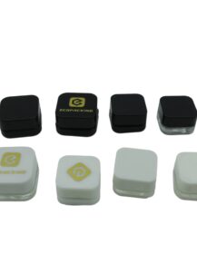 7g 9g Square Mini Glass Jars with Screw Cap for Eye Cream Lipstick Cosmetic Eye Drops & Mascara