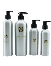 30ml 50ml 100ml 150ml 250ml 500ml Empty Aluminum Cosmetic Soap Shampoo Pump Bottle with Hand Pump
