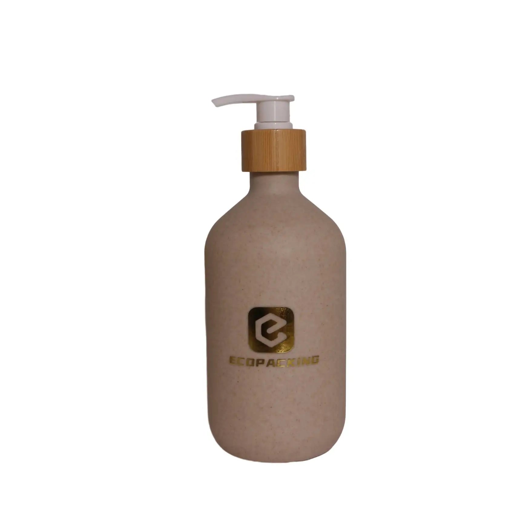 Eco Friendly Shampoo Bottle 30ml 40ml 50ml 60ml 100ml 500ml Biodegradable Wheat Straw Shower Gel Bottle for Body Wash FFF8888 - 图片 2