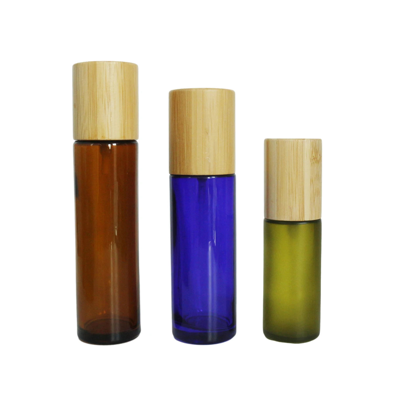 100ml 120ml 150ml 200ml Frosted Amber Luxury Eco Packaging Cosmetic Lotion Pump Glass Bottle for Skin Care Serum - 图片 5