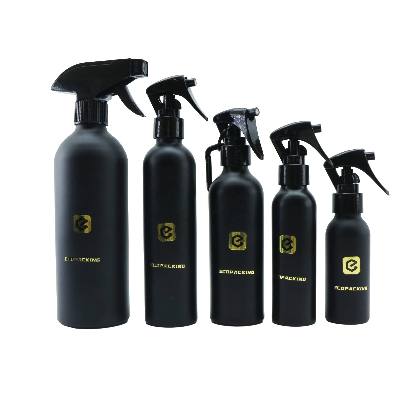 30ml 50ml 100ml Empty Essential Oil Aluminum Cosmetic Skin Care Bottle with Lotion Pump Dropper Cap for Shampoo - 图片 2