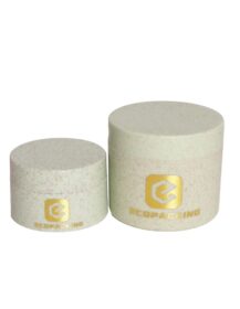 100% Eco Friendly Biodegradable 15g/30g/50g/100g/200g/300g White PLA Cosmetic Shampoo Face Cream Body Scrub Containers Jars 888J