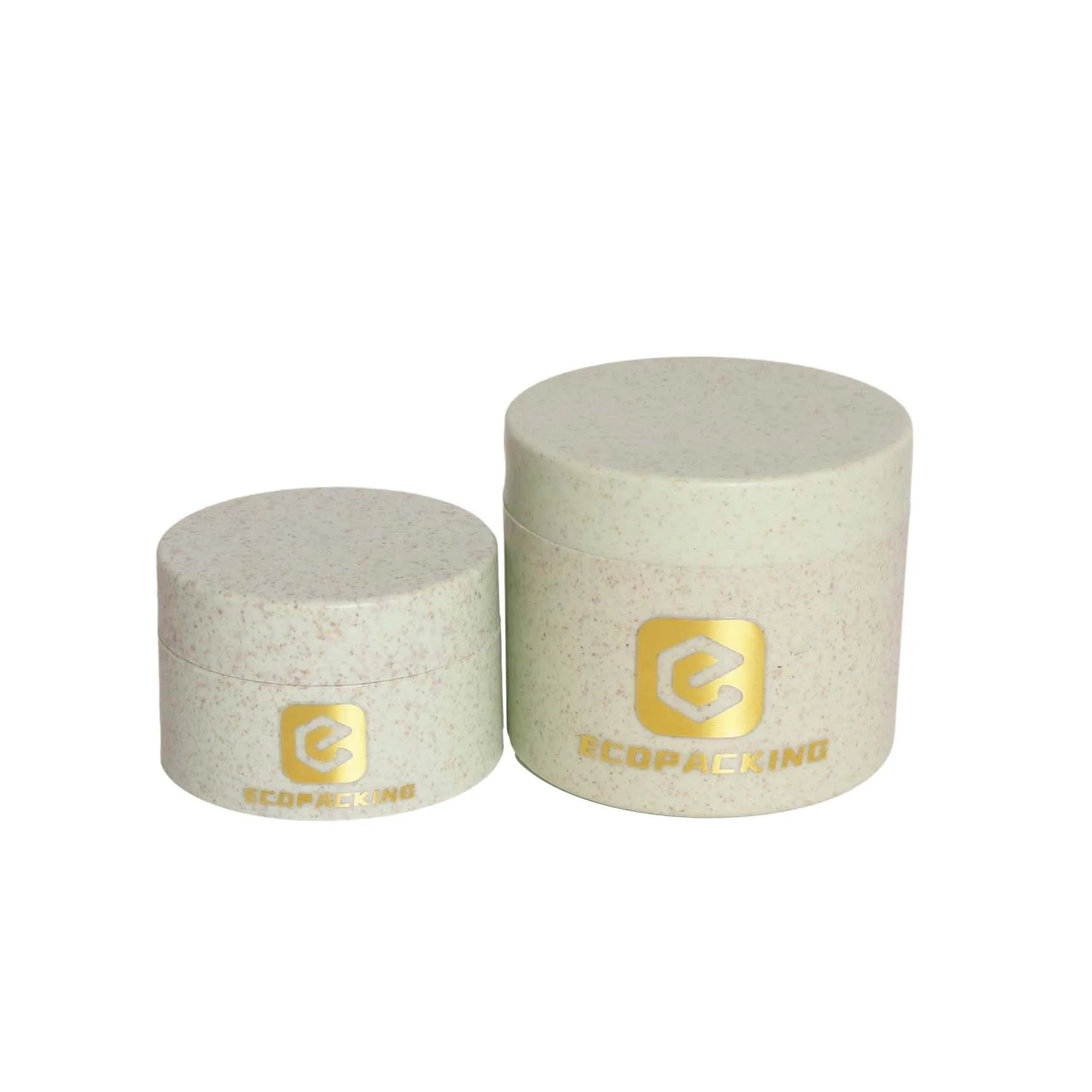 100% Eco Friendly Biodegradable 15g/30g/50g/100g/200g/300g White PLA Cosmetic Shampoo Face Cream Body Scrub Containers Jars 888J