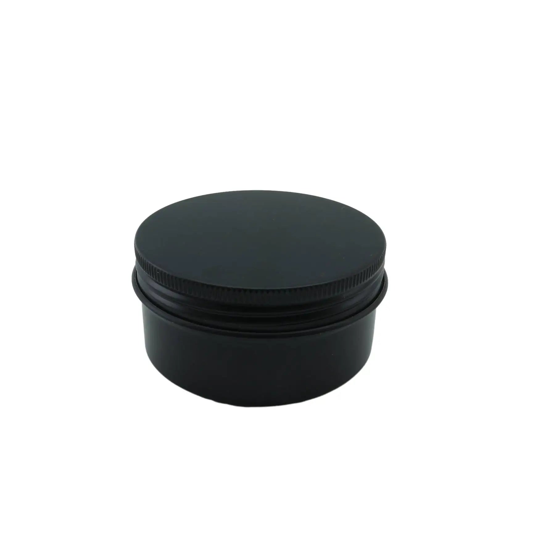 5g 15g 30g 50g 60g 80g Matte Black Custom Round Cosmetic/candle/candy Metal Tins Round Aluminium Tin Boxes/containers/jars - 图片 4