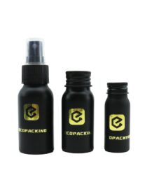 Cosmetic Small Aluminum Screw Bottle 30ml 50ml 100ml with Screw on Lid
