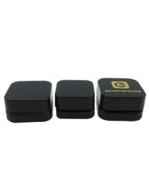 3ml 5ml 7ml 9ml Square Airtight Glass Jars Concentrate Glass Jars with Child Resistant Lid