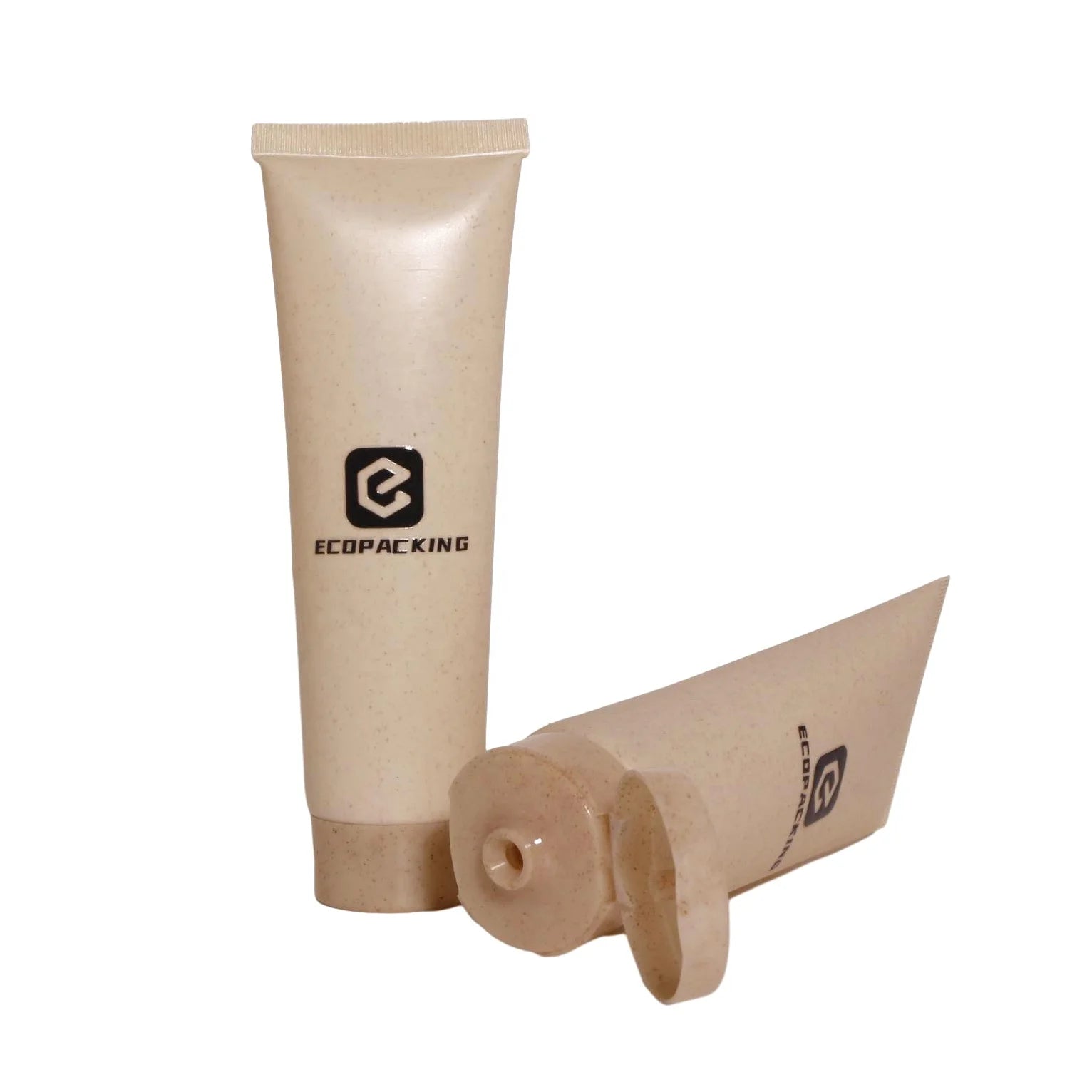Cosmetic Packaging Sugarcane Wheat Straw Tube Biodegradable Plastic Shampoo Hand Cream Body Lotion Soft Squeeze Tube C888 - 图片 3