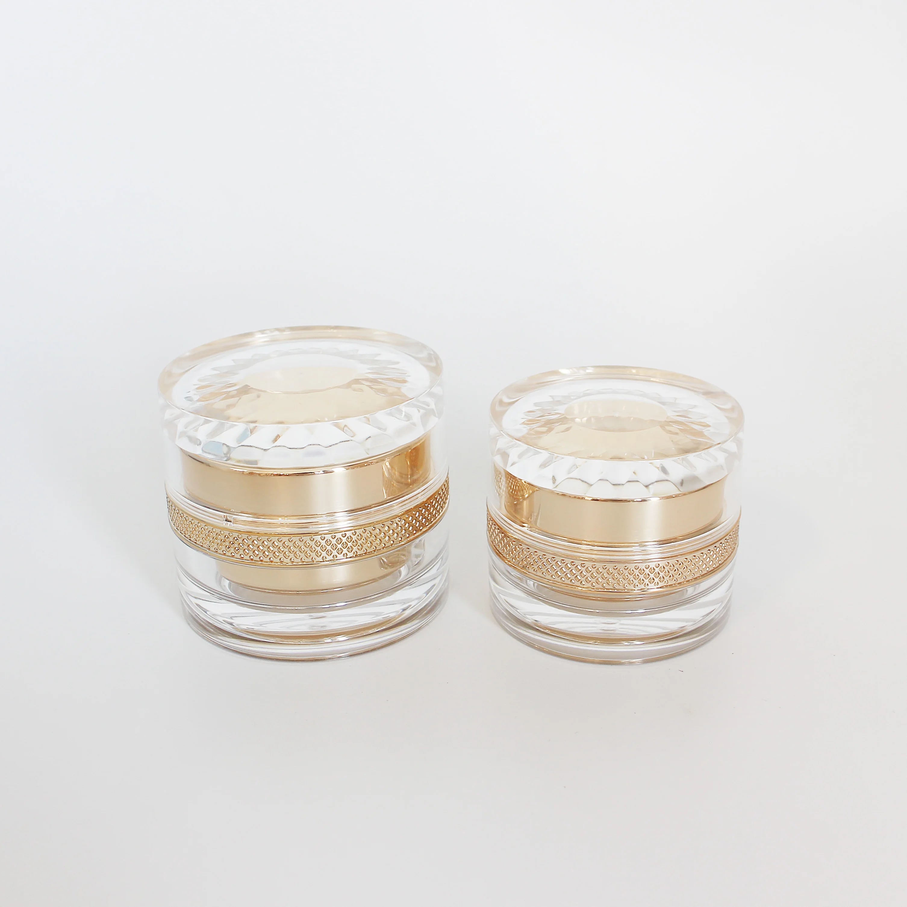 Custom High-End 30ml 50ml 100ml Acrylic Cosmetic Bottle Luxury Empty Jar for Skin Care Lotion Cream Eye Cream False Eyelashes - 图片 6