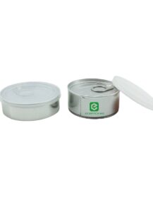 Empty Tin Cans Small  Tin 3.5gram Coffee Metal Can 66*27mm and 73*23mm Round Food Canned Container