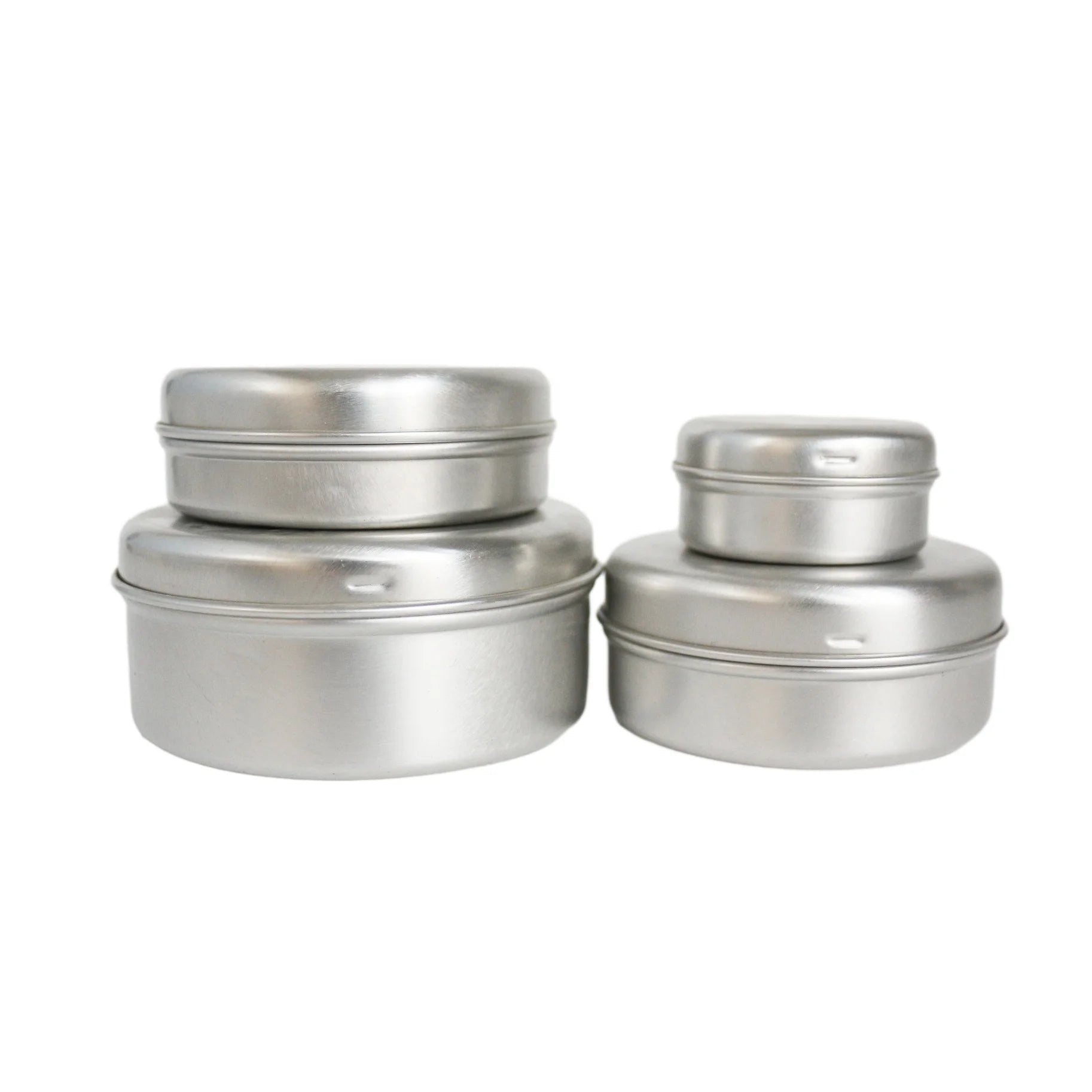 25g 30g 50g 80g Round Aluminum Jar Tin Box with Snap Cap for Soap Lip Balm Face Cream Candle Hair Wax - 图片 6