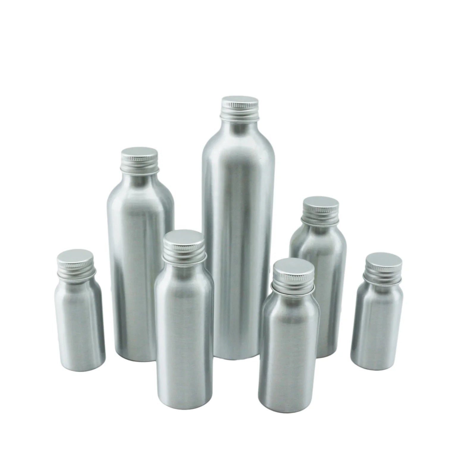 30ml 50ml 100ml 120ml 150ml 200ml 250ml 500ml Water Juice Beverage Drinking Aluminum Metal Bottle Packaging Food Grade - 图片 4