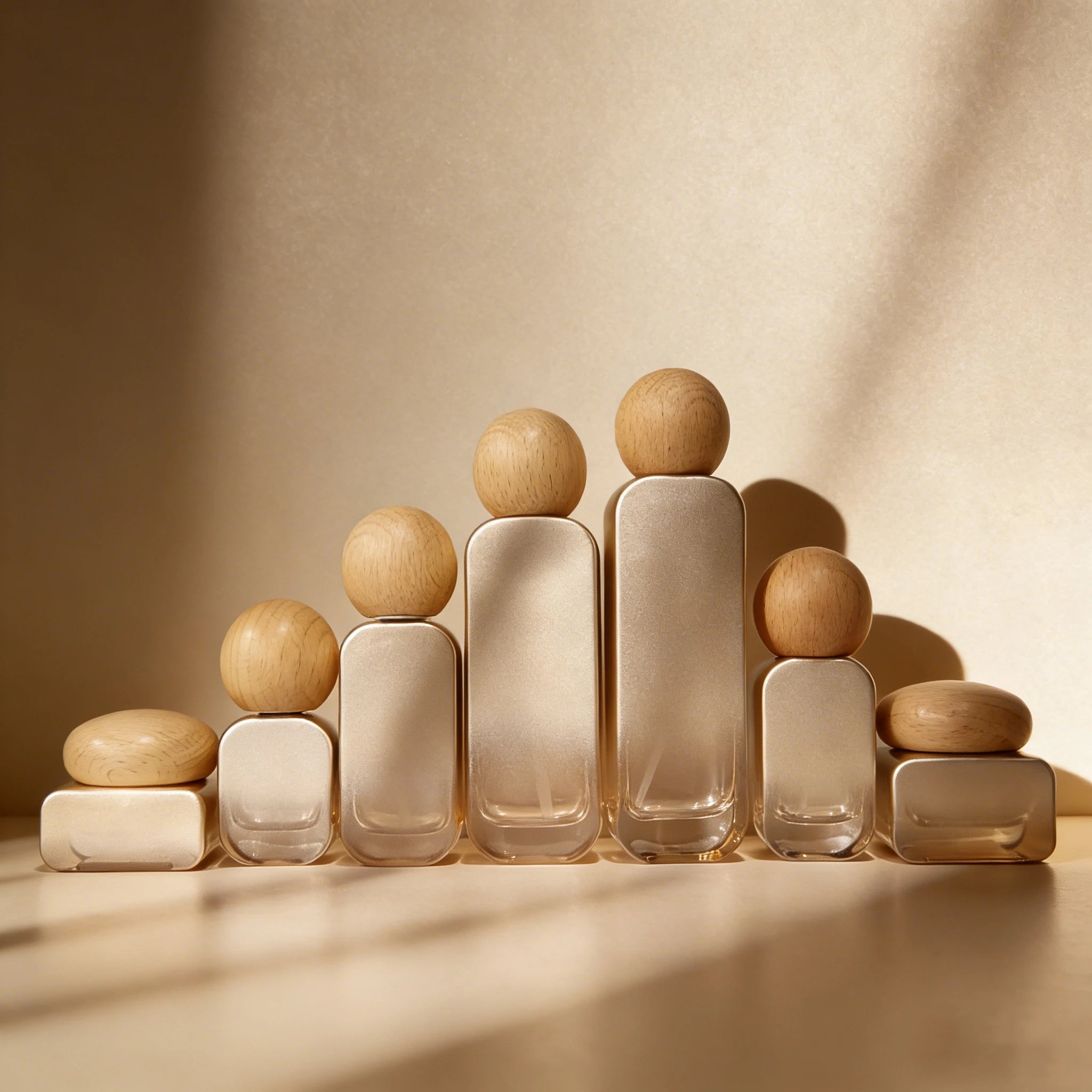 Luxury 100ml Glass Serum & Body Lotion Skincare Pump Bottles with Lotion Pump - 图片 2