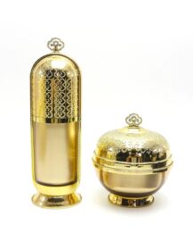 5g 10g 20g 30g 50g Luxury Gold Empty Acrylic Serum Moisturizer Eye Cream Cosmetic Jar with Lid 30ml 50ml 100ml Lotion Oil Bottle