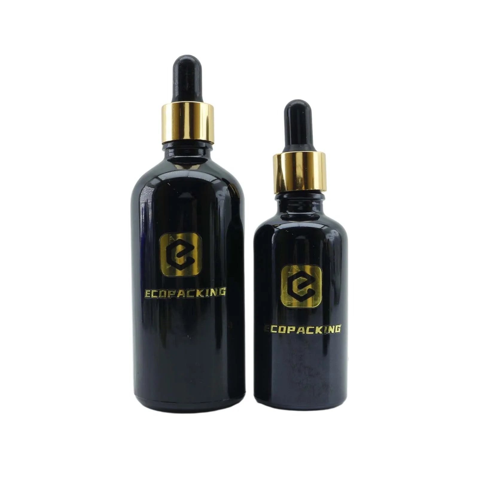 Hot Sale Black Glass Dropper Bottle 5ml 10ml 15ml 20ml 30ml 50ml 100ml Hair Oil Dropper Bottles - 图片 4