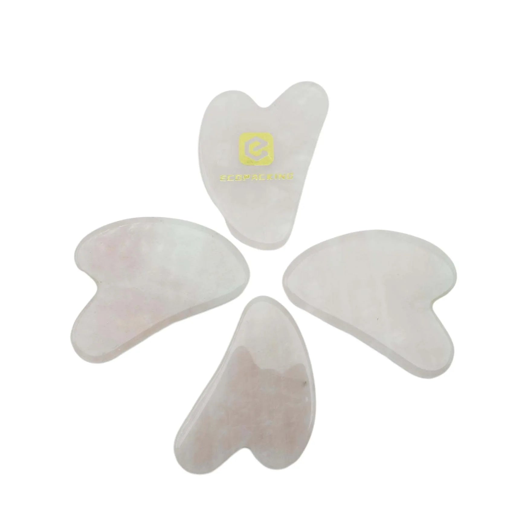 Rose Quartz Face Roller and Gua Sha Massager Kit Crystal Stone Guasha Facial Beauty Tool Custom Jade Roller and Gua Sha Set A888 - 图片 8