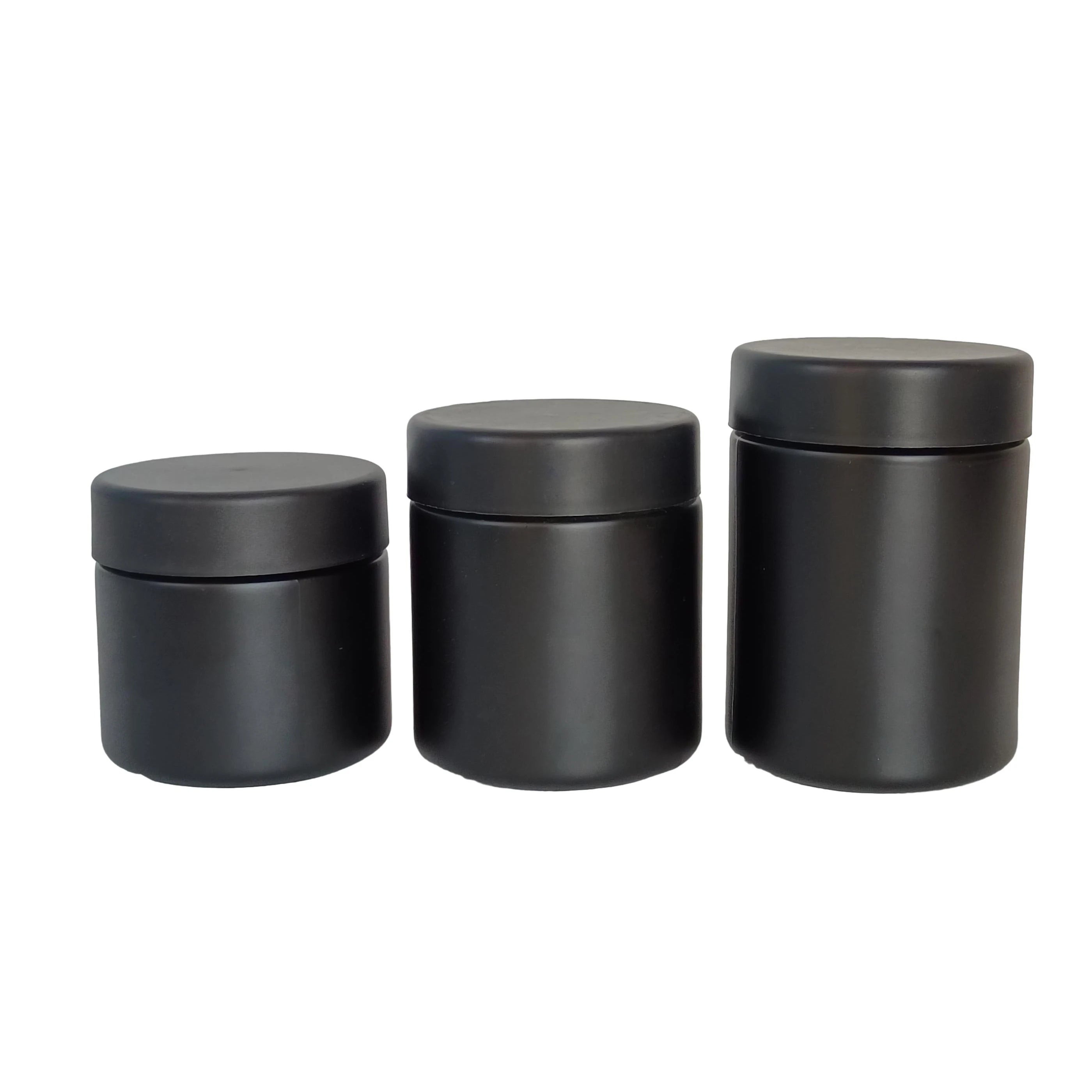 Ceram Body Butter Matte Black Cosmetic Glass Jar with Child Proof Lid CRC Cap 1oz 2oz 3oz 4oz 5oz - 图片 5