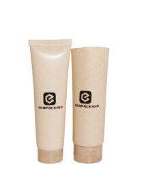 Eco-friendly15ml 30ml 50ml 100ml Wheat Straw Cosmetic Packaging Lotion  Cream Facial Cleanser  Squeeze Plastic Soft Tube