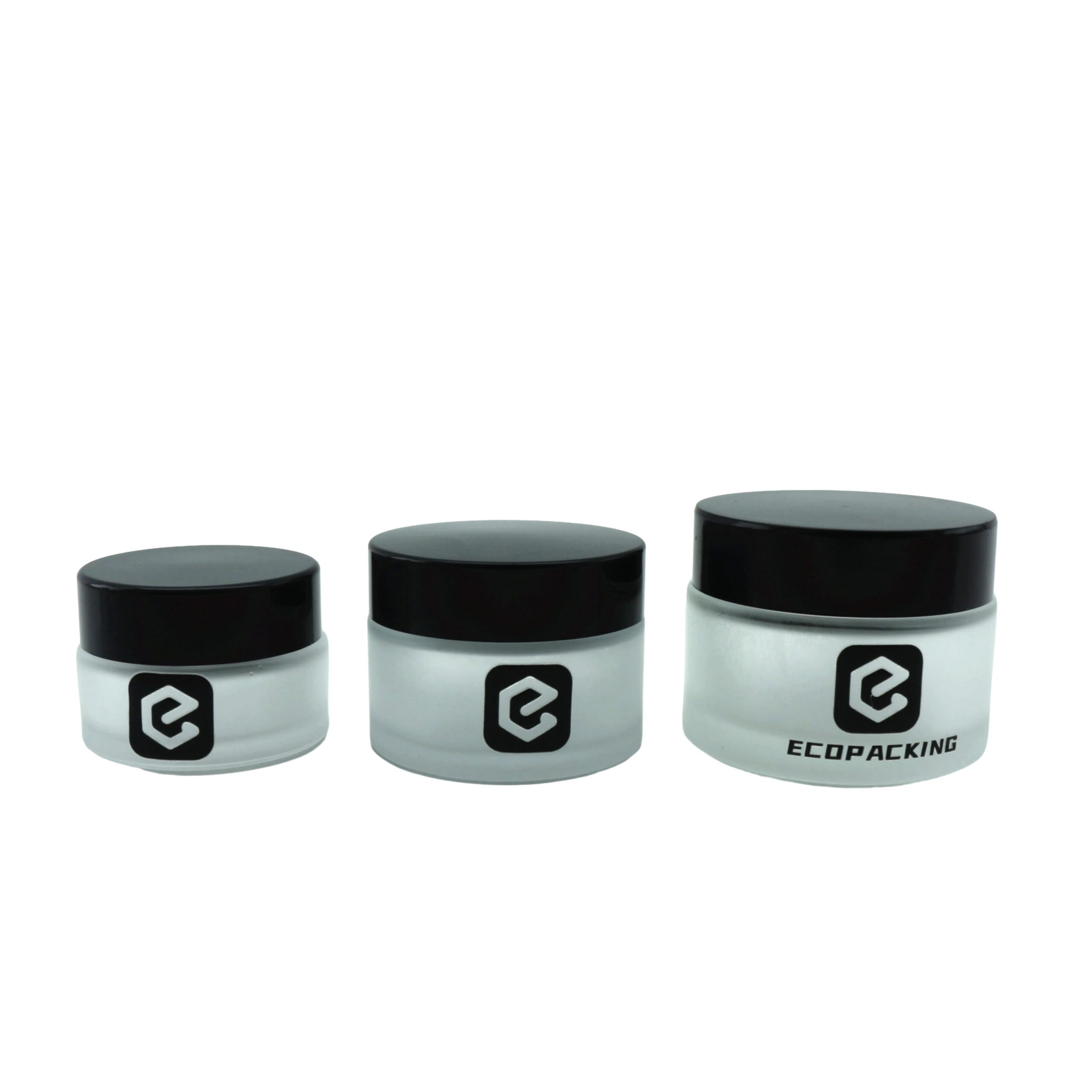 Wholesale Empty Glass Jar 30ml 50ml 100ml Clear Frosted Amber Matte Black Candle Jars with Aluminum Lids