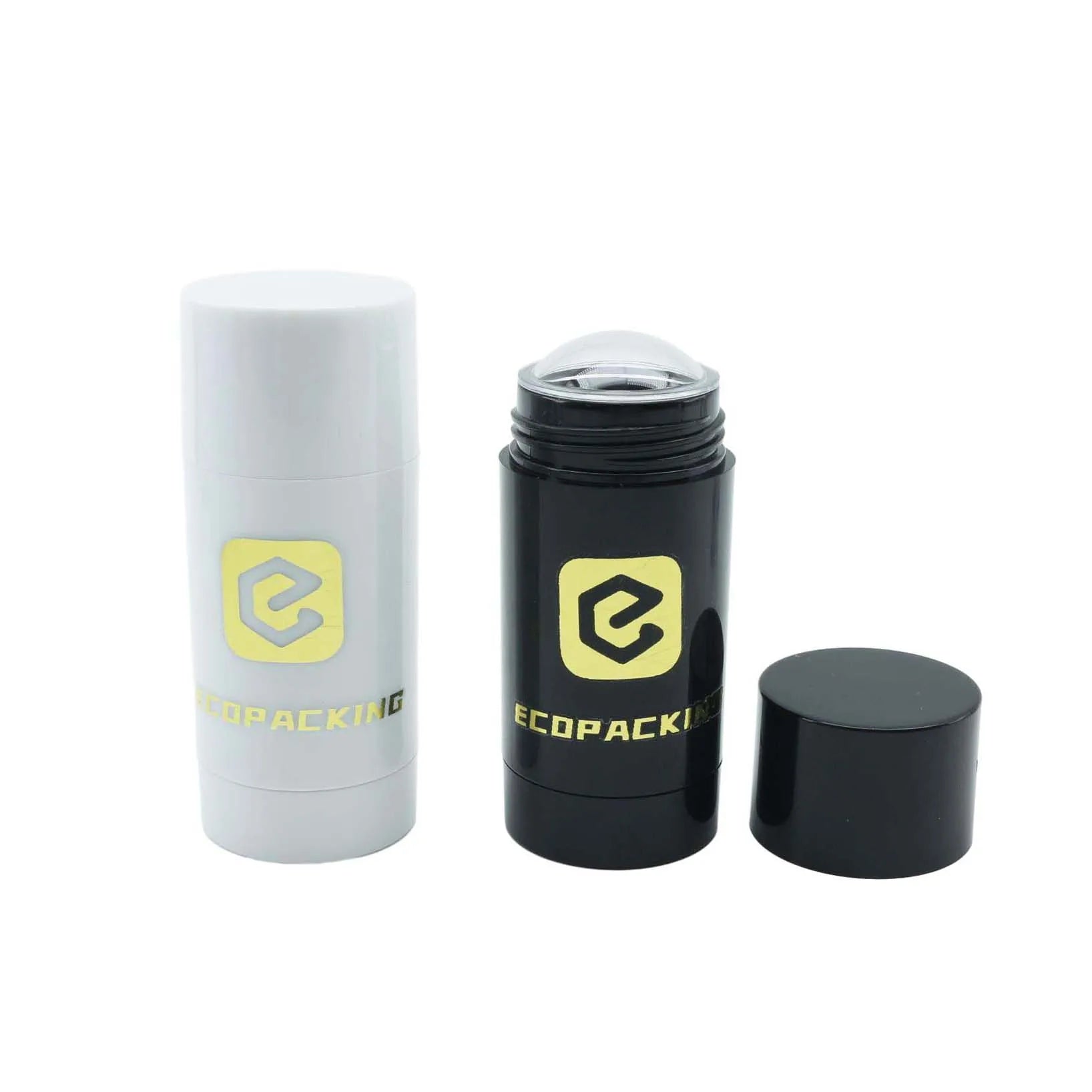In Stock Low Price Deodorant Stick Tube 15g 30g 50g 75g Black Twist up Roll on Deodorant Container - 图片 3