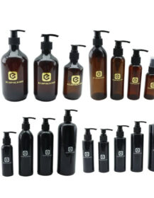 30ml 50ml 100ml 120ml 200ml 250 ml 300ml 500ml 8oz Empty Amber Black Pet Plastic Bottle Cosmetic Shampoo Lotion Bottle with Pump