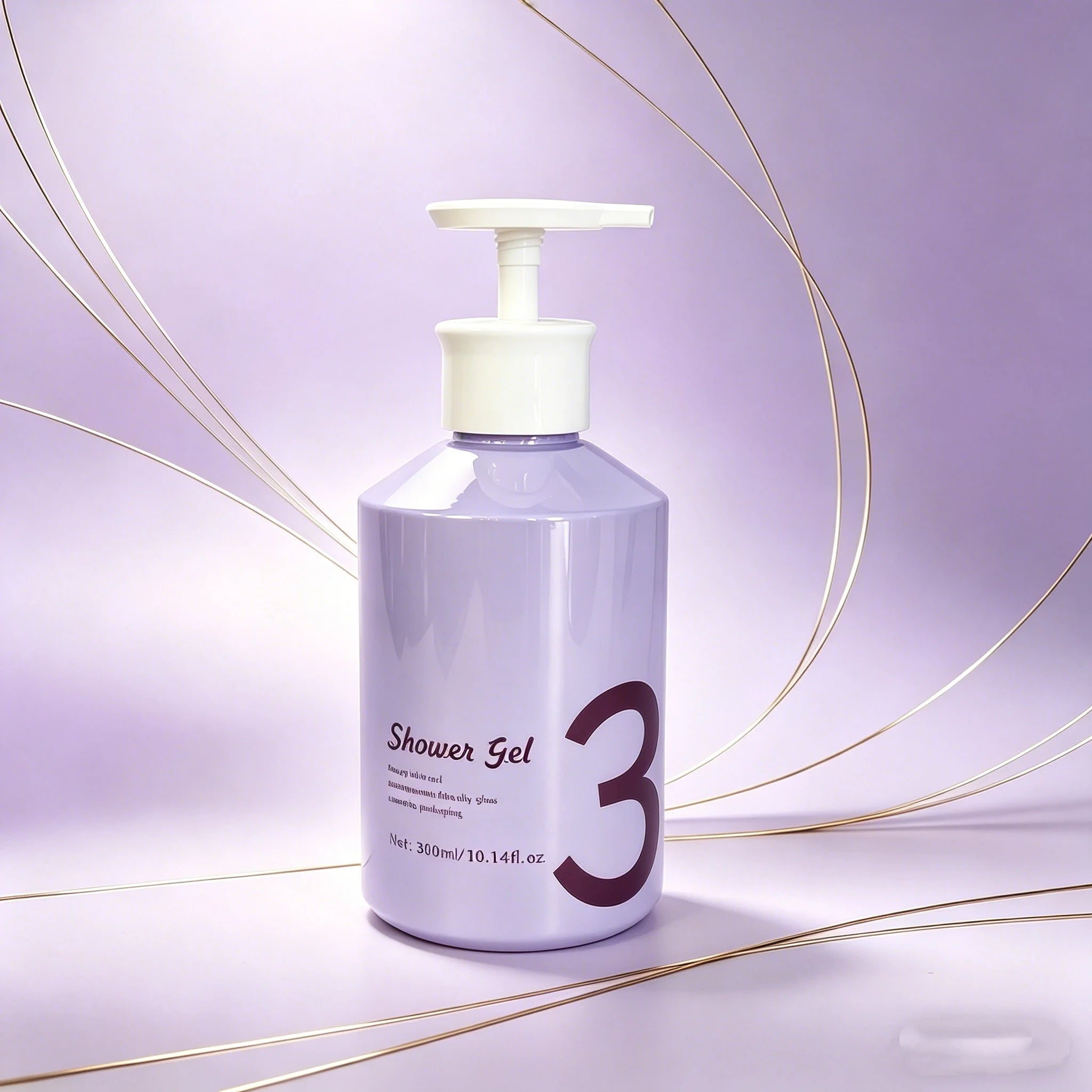 Custom 300ml 500ml Empty Glass Round Pump Sprayer Lotion Bottle Hand Wash Bottle Shampoo Soap Bottles for Cosmetic Packaging - 图片 5