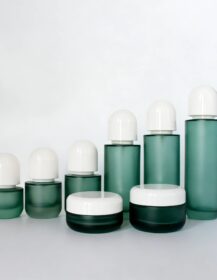 30ml 50ml 100ml Empty Custom Luxury Cosmetic Cream Glass Jar with Lid for Skin Care Body Butter Lip Balm Face Balm
