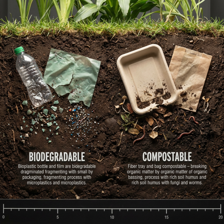 Biodegradable vs. Compostable Packaging: Which is Right for Your Brand?